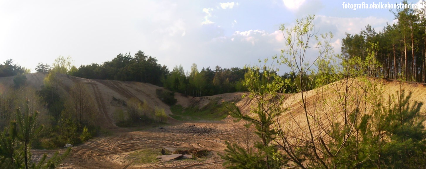 Nieużywane wyrobisko piachu w Czarnowie, Konstancin-Jeziorna