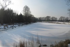 Odnoga Św. Jan na rzece Jeziorce, powyżej jazu Imberfal, Konstancin-Jeziorna