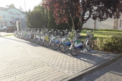 2019.07.02 Stacja roweru miejskiego w Jeziornie