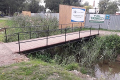 2019.09.15 Tymczasowy mostek przy targu