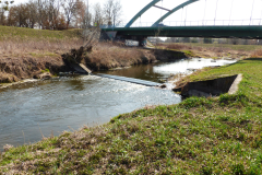 2026.03.28 Stopień na Jeziorce poniżej mostu na Porąbce